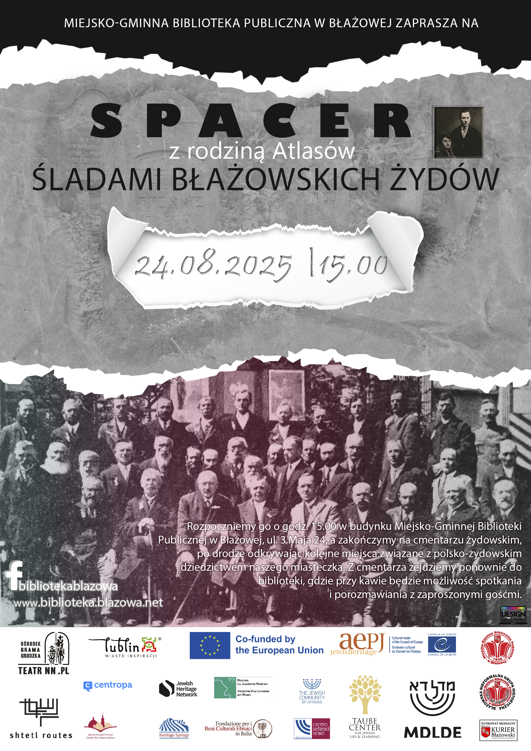 Spacer śladami błażowskich Żydów – zapraszamy