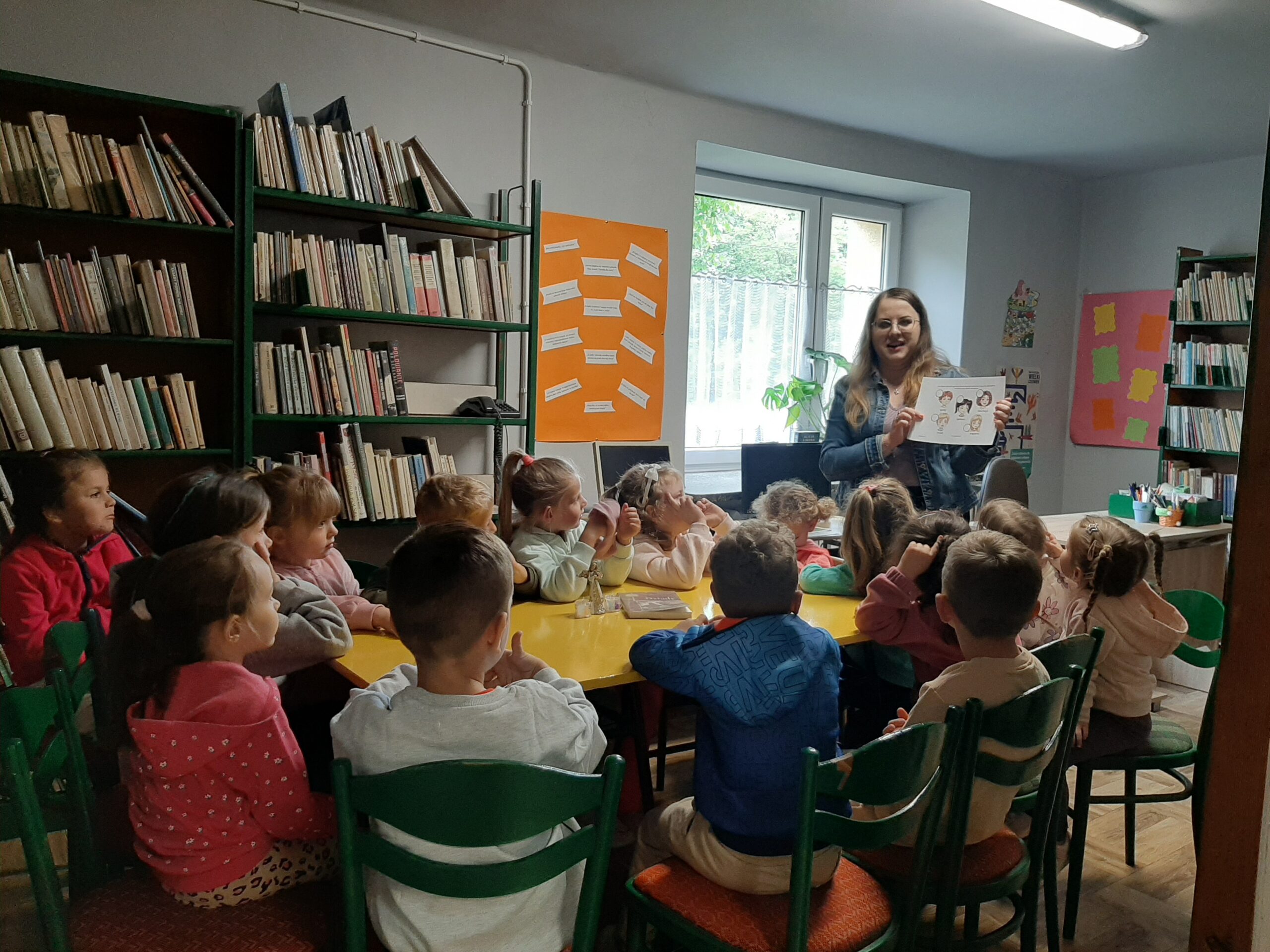 Spotkanie z przedszkolakami w bibliotece w Lecce